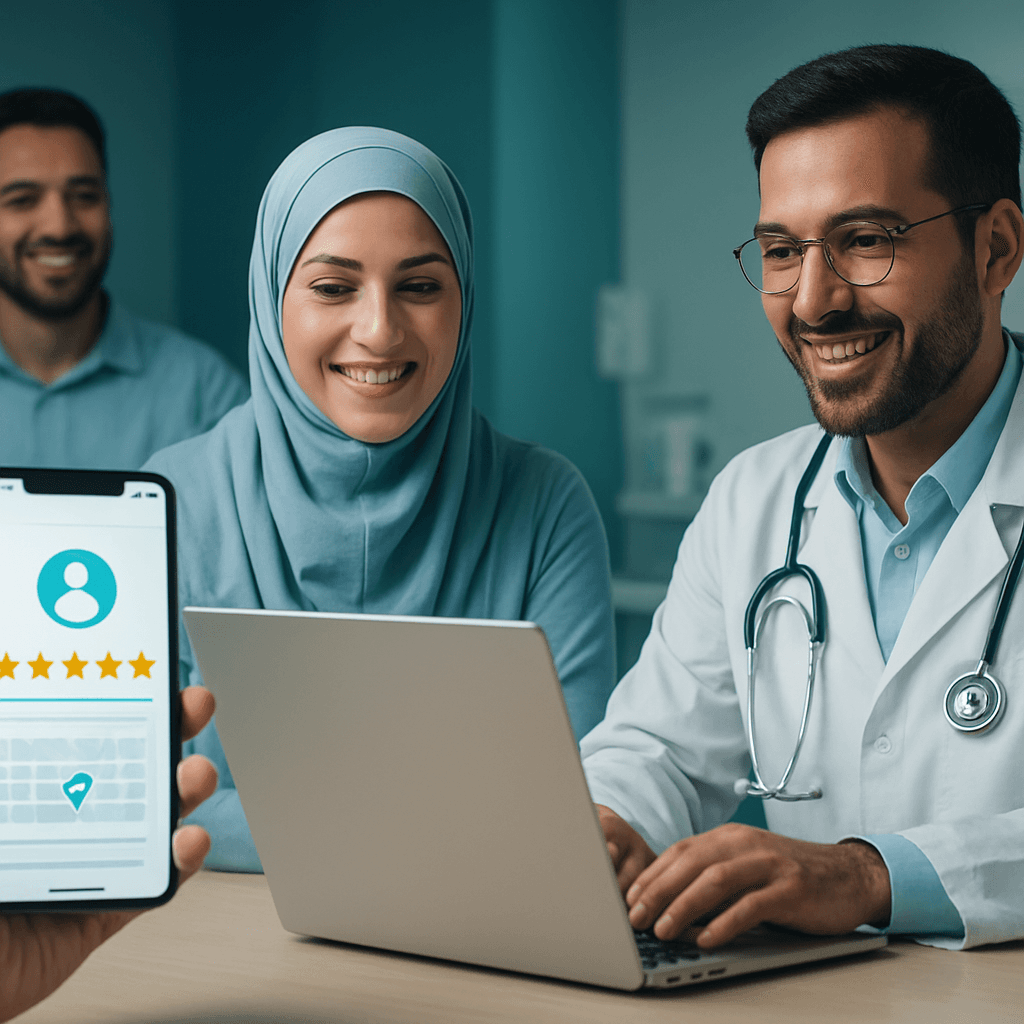 إدارة سمعة العيادات والتقييمات في السعودية 2026