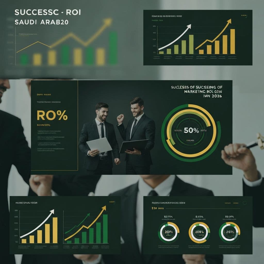عائد الاستثمار التسويقي في السعودية 2026 - قصص نجاح ROI