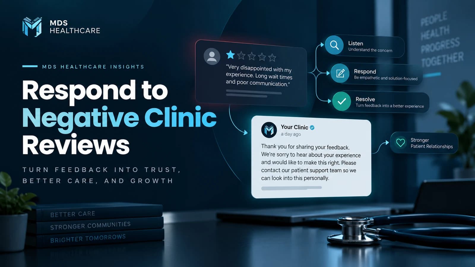 How to respond to negative Google reviews for a medical clinic privacy aware workflow