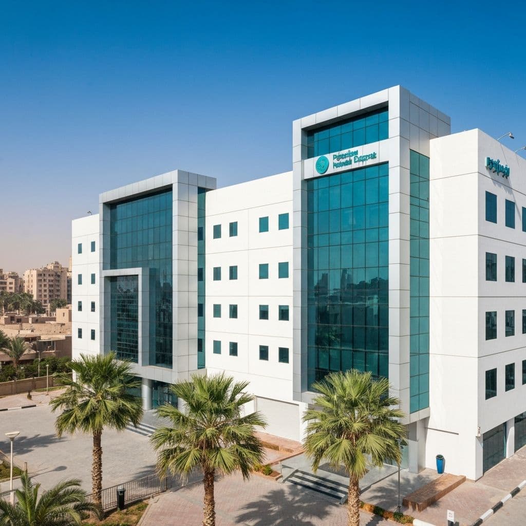 Modern hospital and medical facilities in Egypt