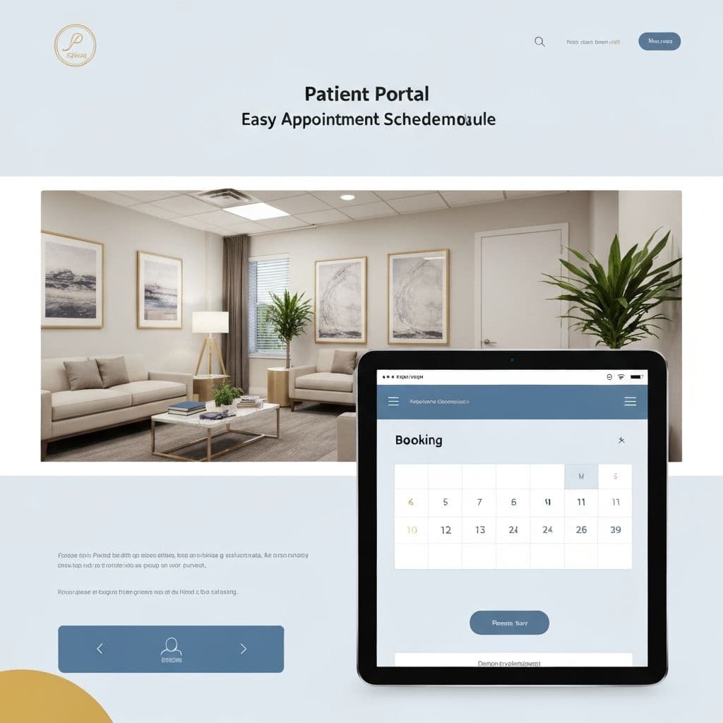 Medical Website Design for Doctors in Egypt 2026 - Healthcare web design dashboard showing patient engagement and conversion metrics