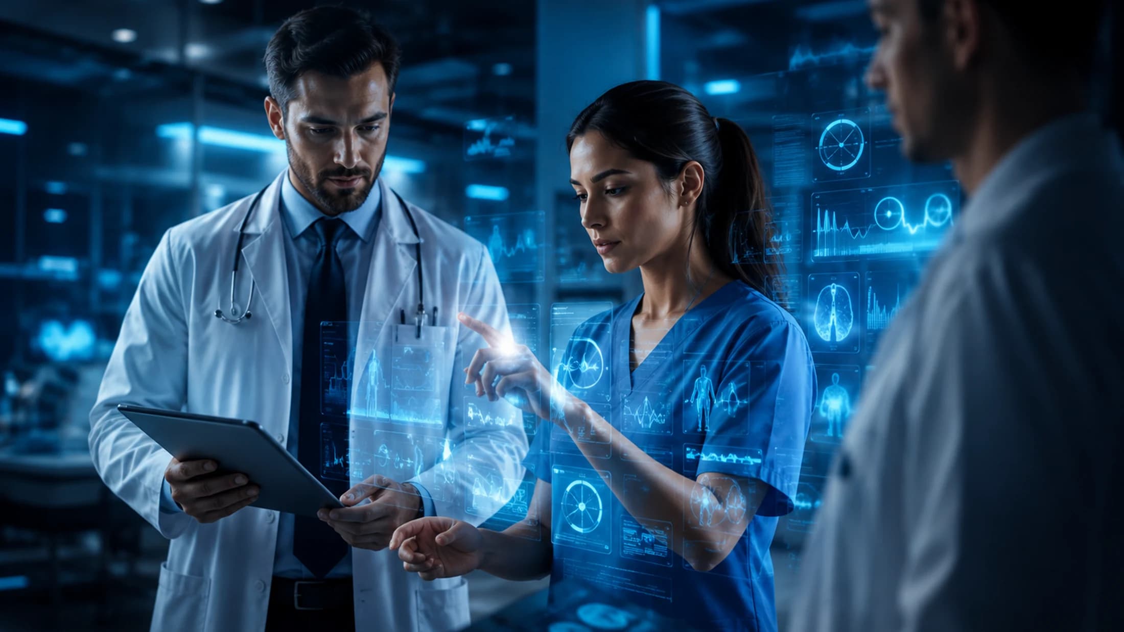 Healthcare strategy and digital operations team