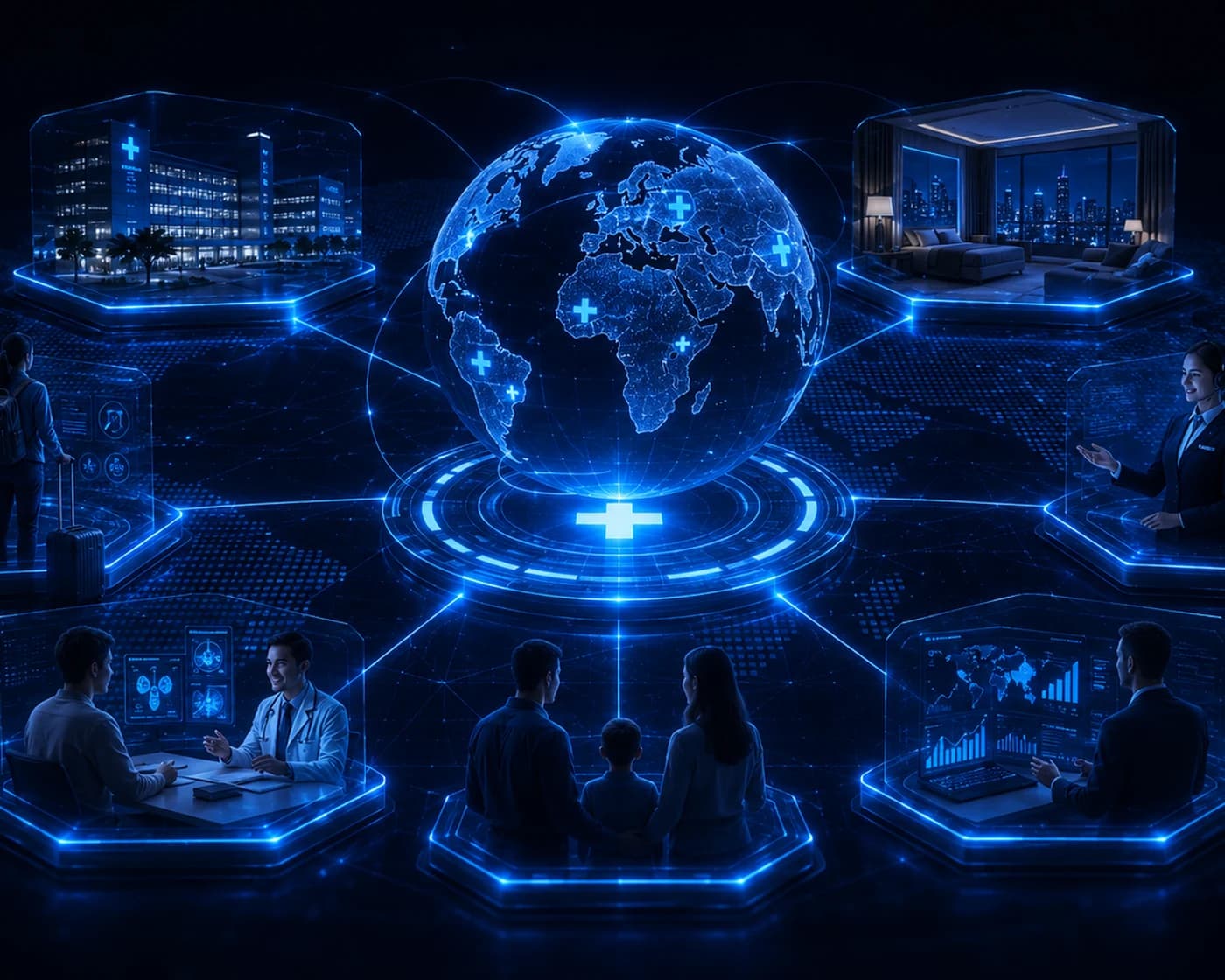 Healthcare regional contact and routing